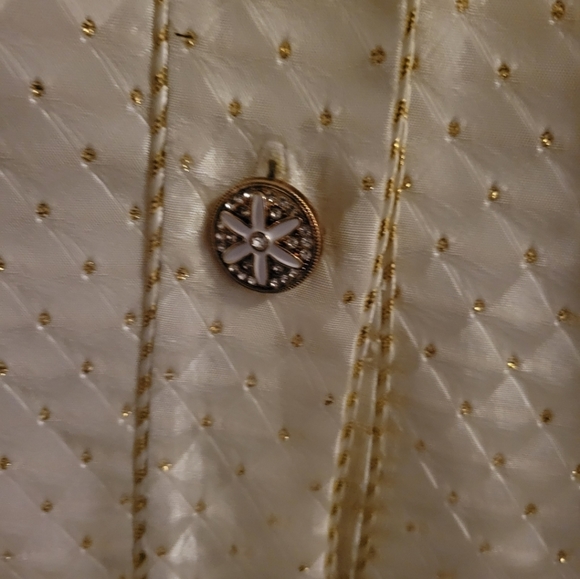 Vintage Alfred Snug Beige-gold Blazer, size Small - Picture 3 of 7